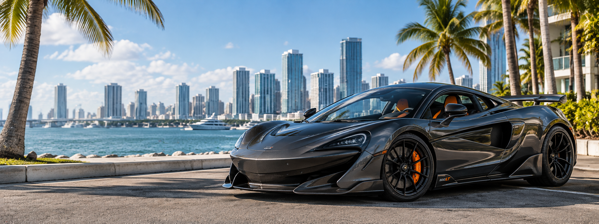 McLaren at dusk