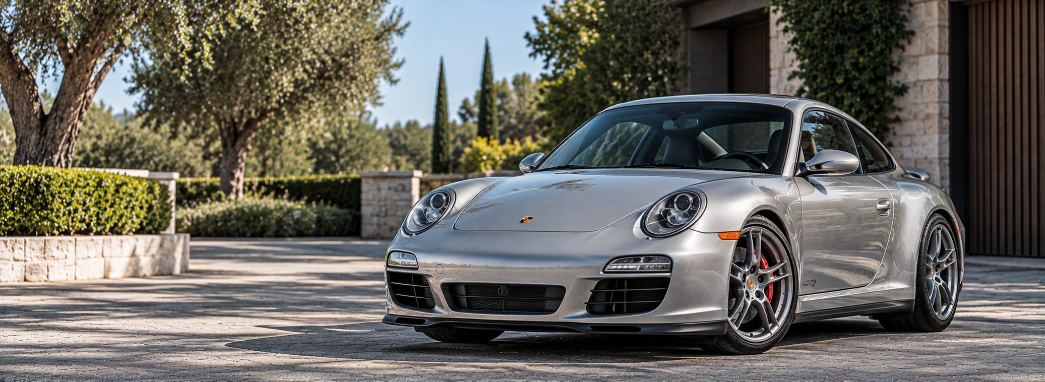 Porsche 997 at dusk
