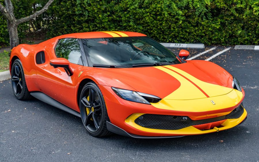277-Mile 2024 Ferrari 296 GTB Assetto Fiorano at Bring a Trailer