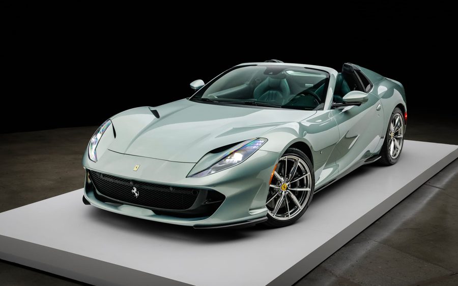 1,500-Mile 2022 Ferrari 812 GTS Tailor Made “Ispirazioni” at Bring a Trailer