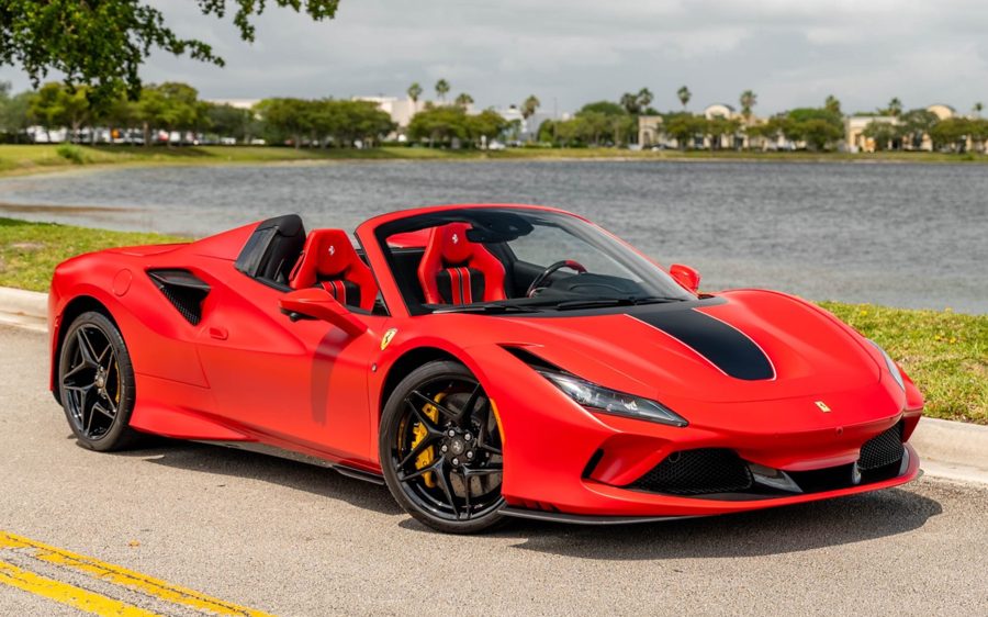 621-Mile 2022 Ferrari F8 Spider at Bring a Trailer