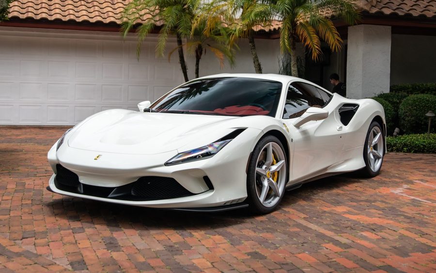 920-Mile 2021 Ferrari F8 Tributo at Bring a Trailer