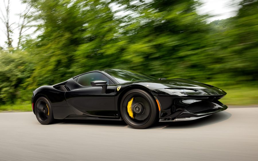 2,700-Mile 2023 Ferrari SF90 Stradale at Bring a Trailer