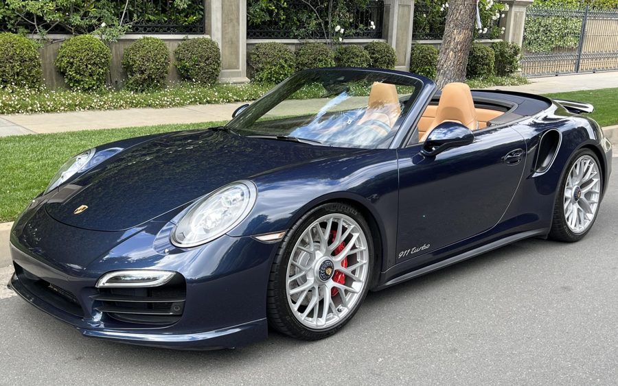31k-Mile 2015 Porsche 911 Turbo Cabriolet at Bring a Trailer
