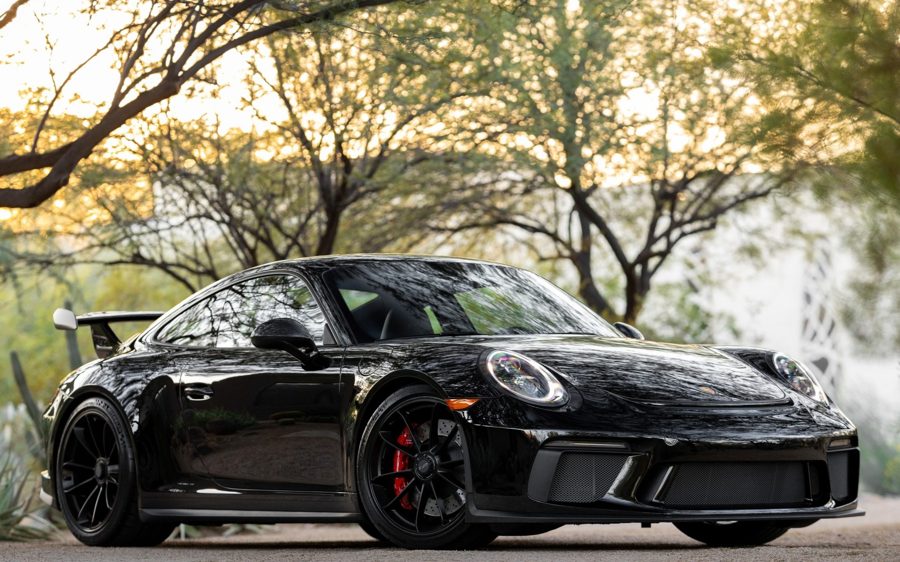 5k-Mile 2018 Porsche 911 GT3 6-Speed at Bring a Trailer
