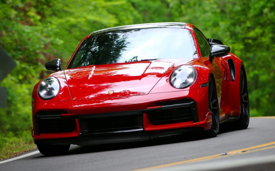 Modified 2021 Porsche 911 Turbo Coupe at Bring a Trailer